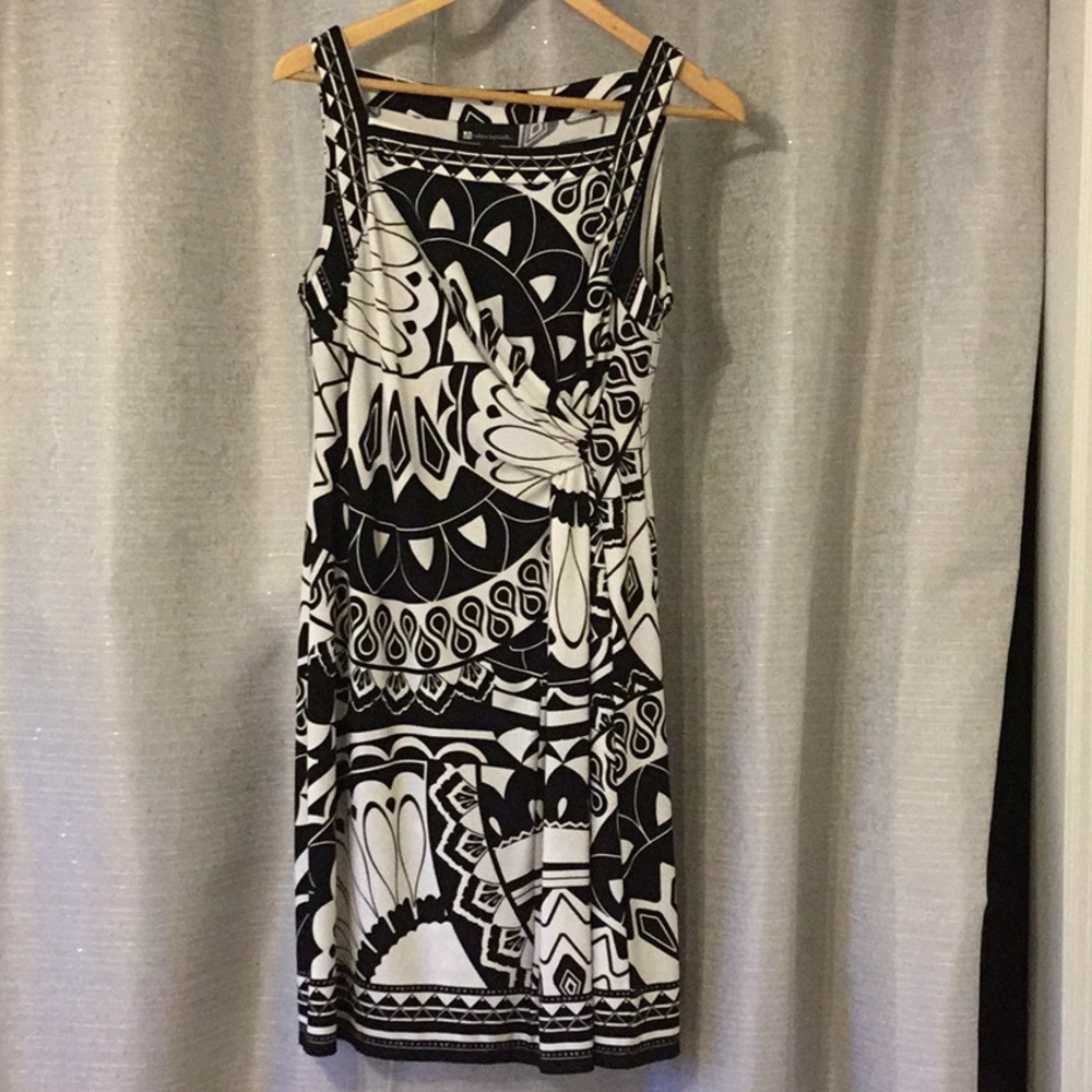 Bundle~ black and white tank dress with heels